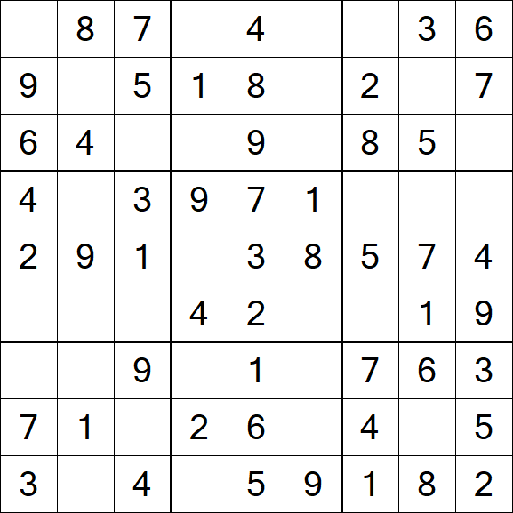 Sudoku - Einfach