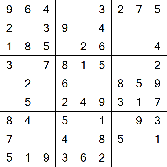 Sudoku - Einfach
