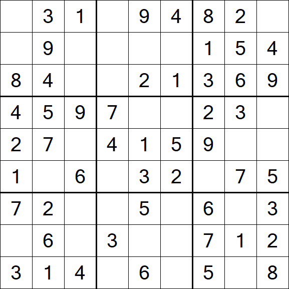 Sudoku - Einfach