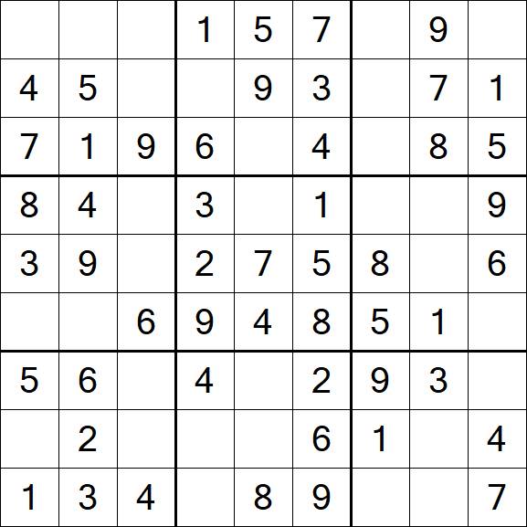 Sudoku - Einfach