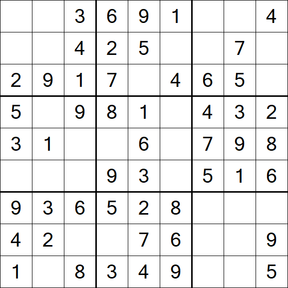 Sudoku - Einfach