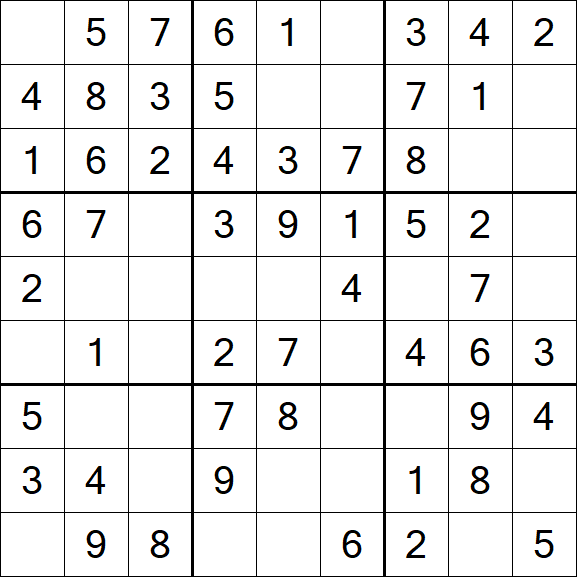 Sudoku - Einfach