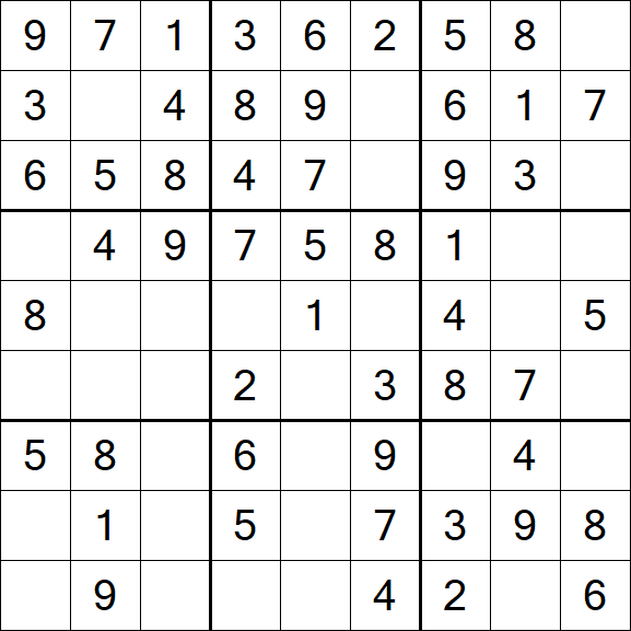 Sudoku - Einfach