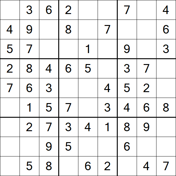 Sudoku - Einfach