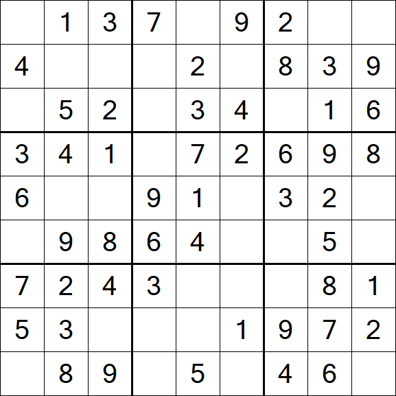 Sudoku - Einfach