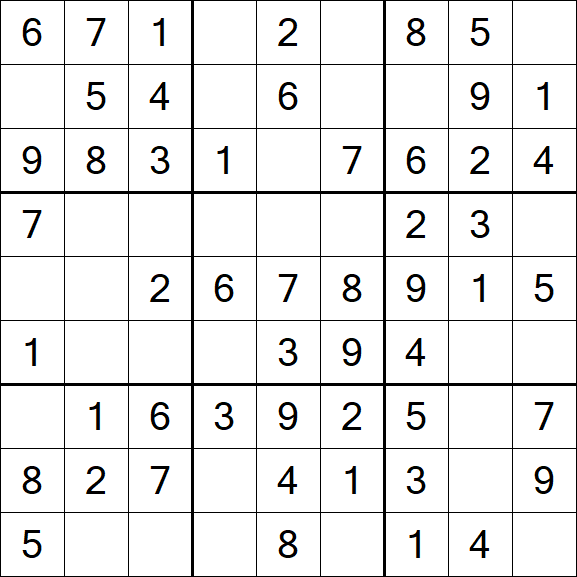 Sudoku - Einfach