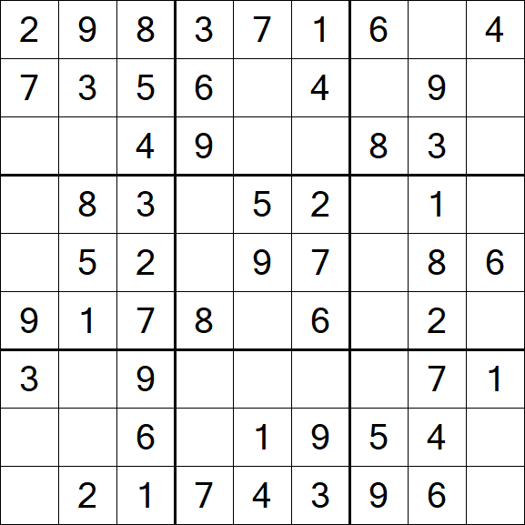 Sudoku - Einfach