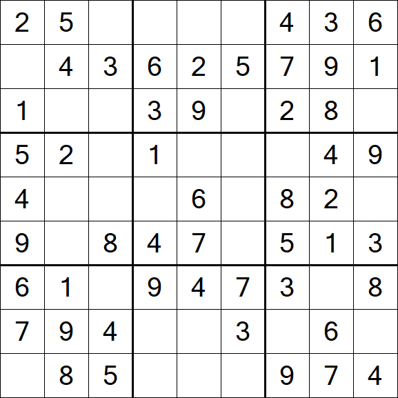Sudoku - Einfach