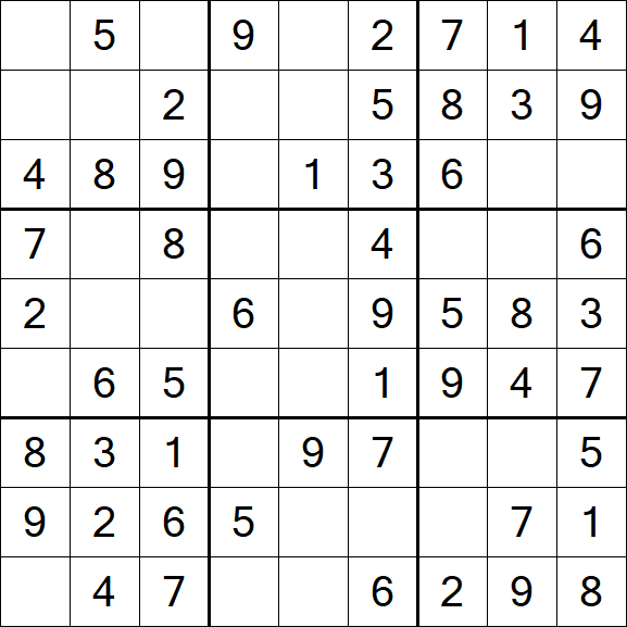 Sudoku - Einfach