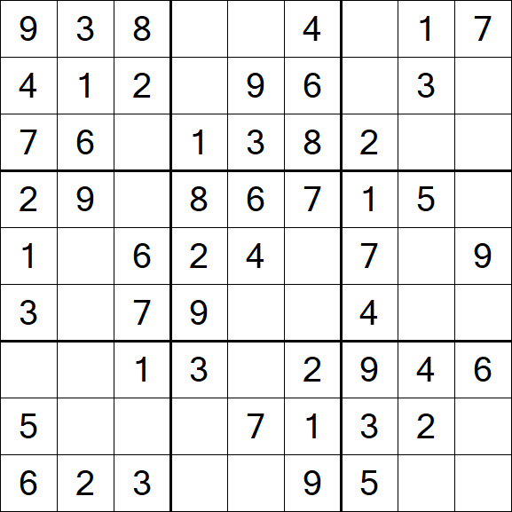 Sudoku - Einfach