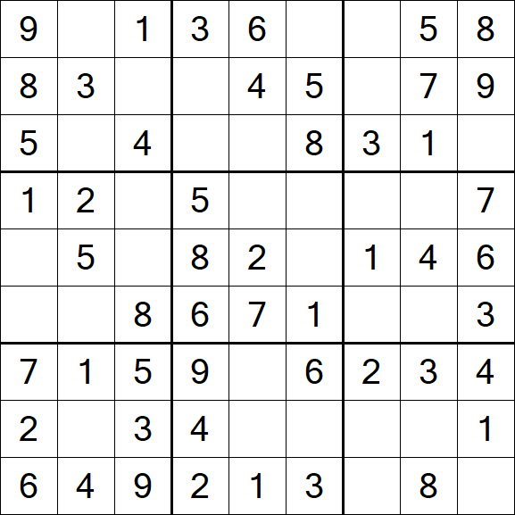 Sudoku - Einfach