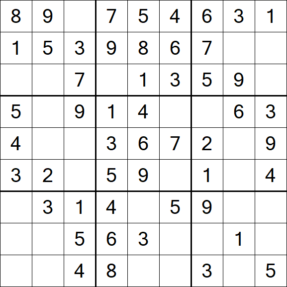 Sudoku - Fácil