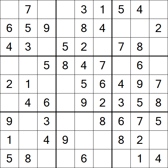 Sudoku - Einfach