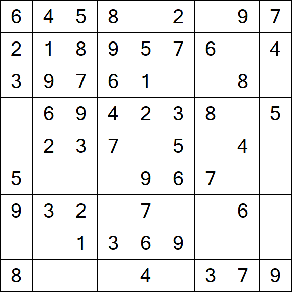 Sudoku - Einfach