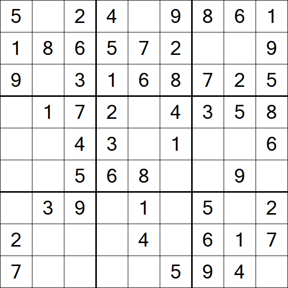 Sudoku - Einfach