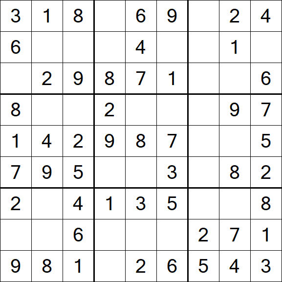 Sudoku - Einfach