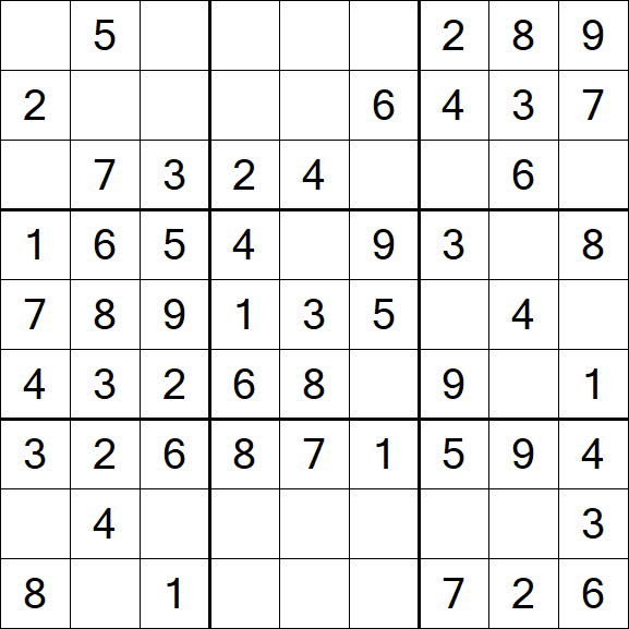 Sudoku - Einfach