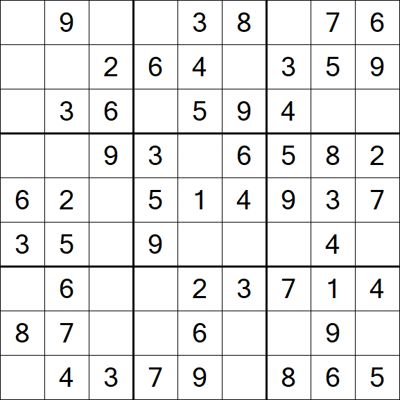 Sudoku - Einfach