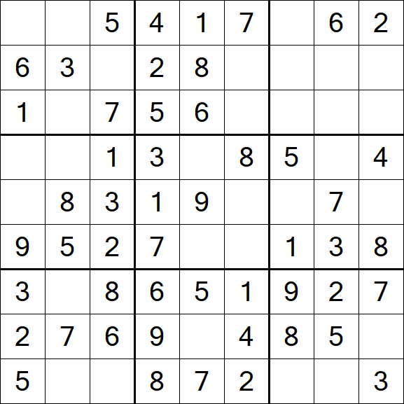 Sudoku - Einfach