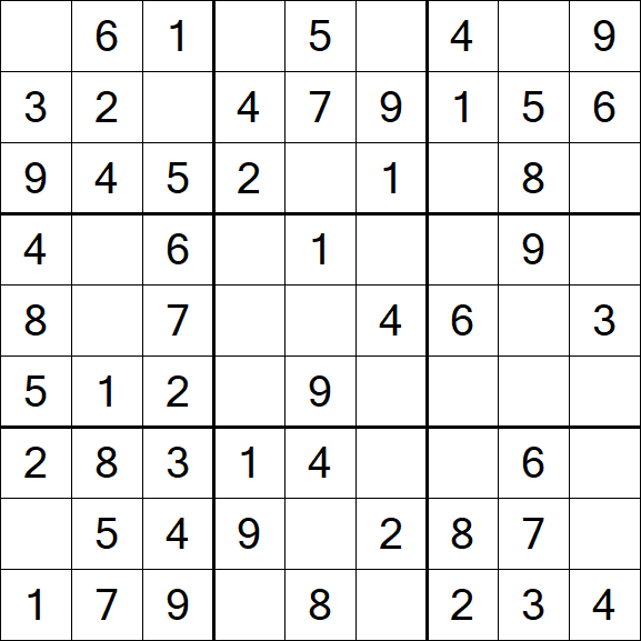 Sudoku - Einfach