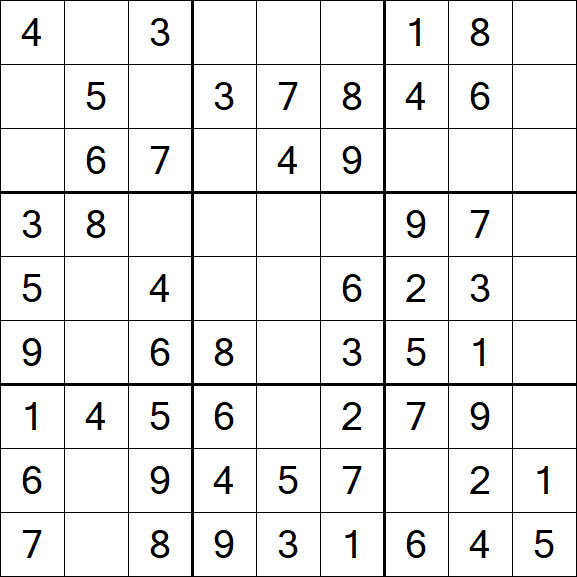Sudoku - Einfach