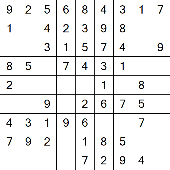 Sudoku - Einfach
