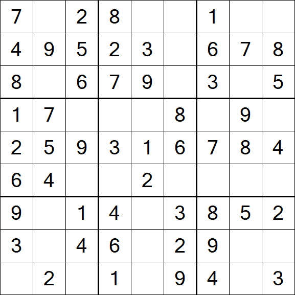Sudoku - Einfach