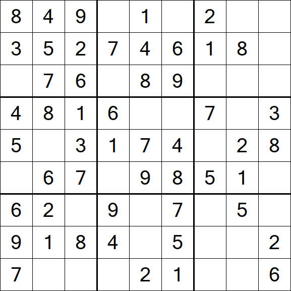 Sudoku - Einfach