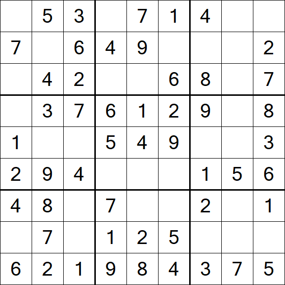 Sudoku - Einfach