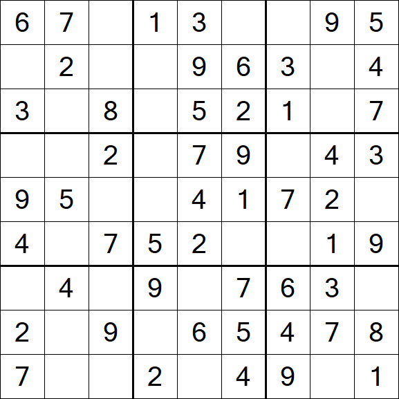 Sudoku - Einfach