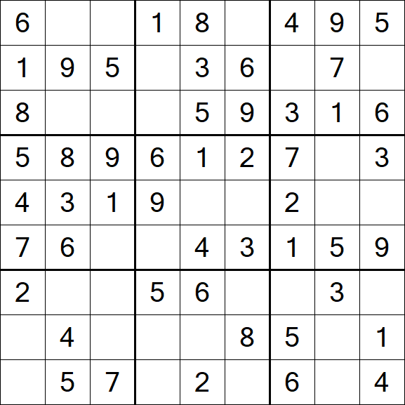 Sudoku - Einfach