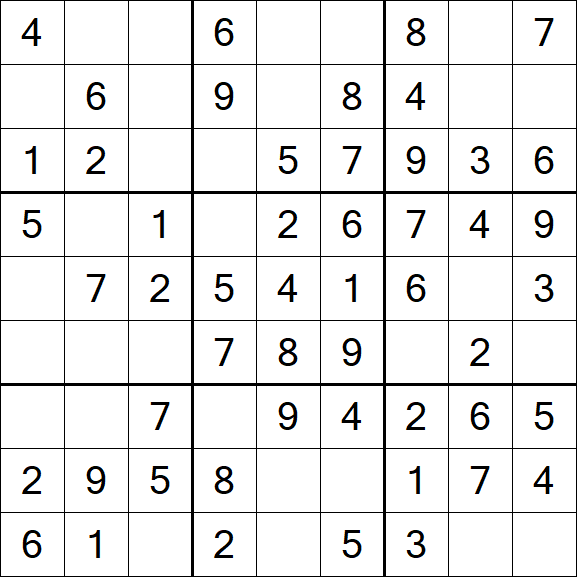 Sudoku - Einfach
