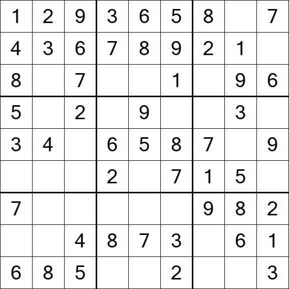 Sudoku - Einfach
