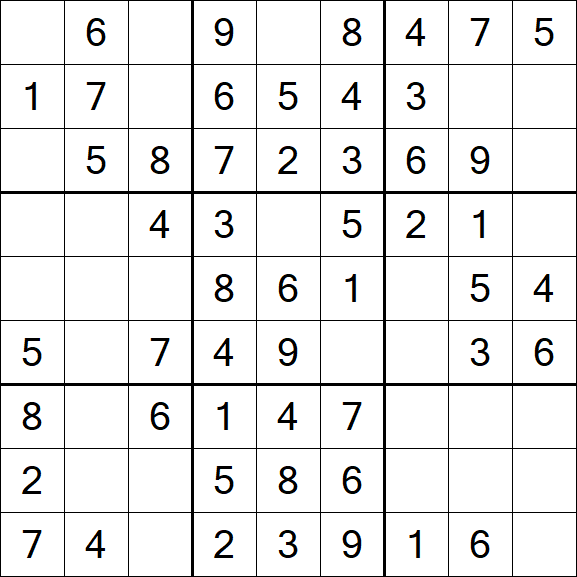 Sudoku - Einfach