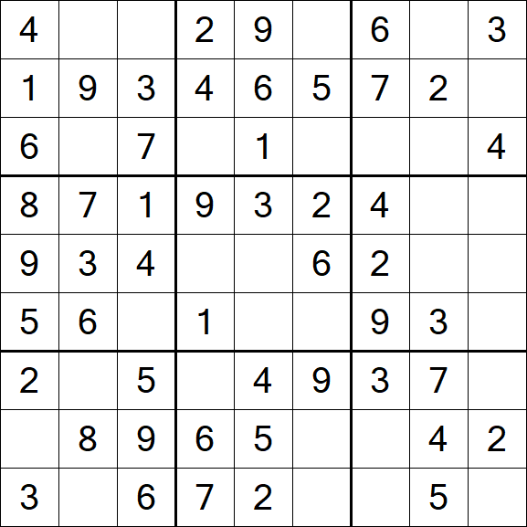 Sudoku - Einfach