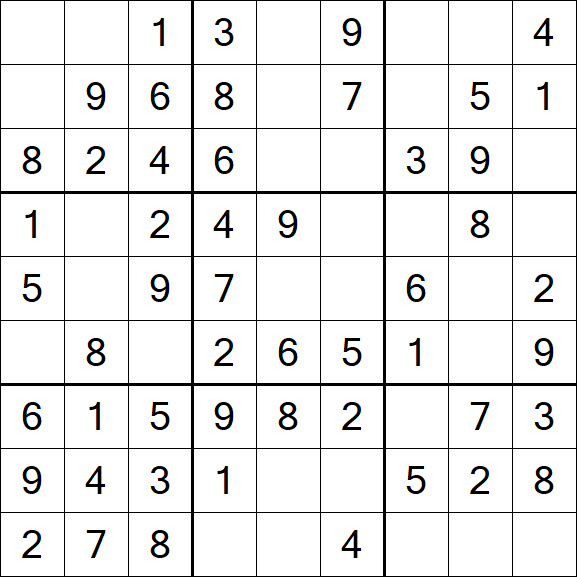 Sudoku - Einfach