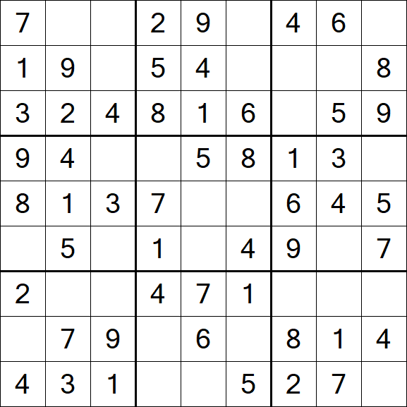 Sudoku - Einfach