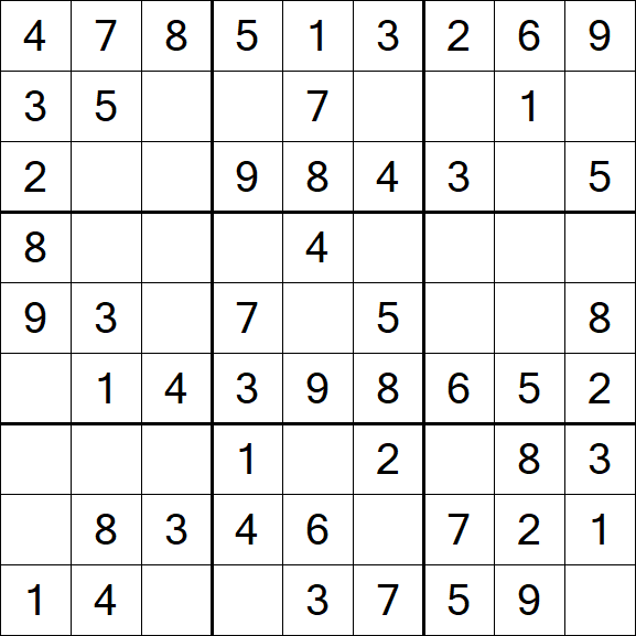 Sudoku - Einfach