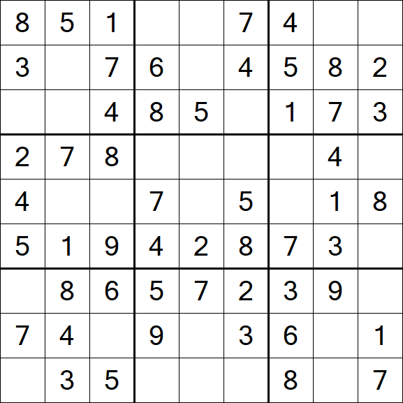 Sudoku - Einfach