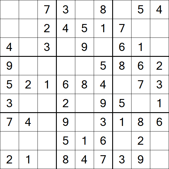 Sudoku - Einfach