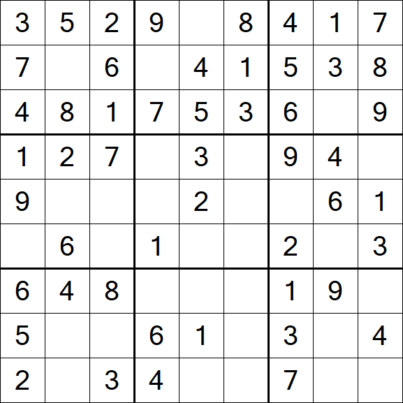 Sudoku - Einfach