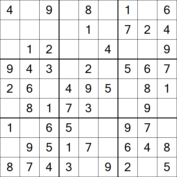 Sudoku - Einfach