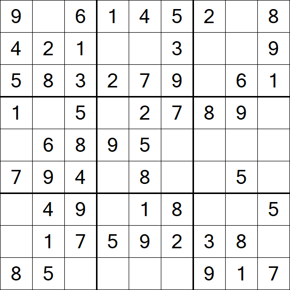 Sudoku - Einfach