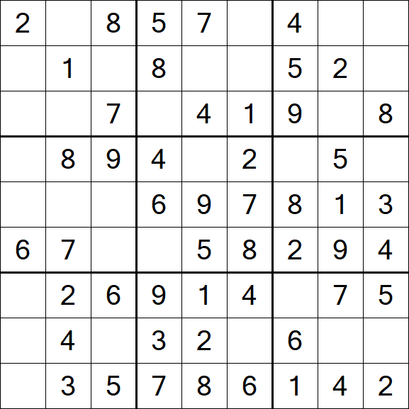 Sudoku - Einfach