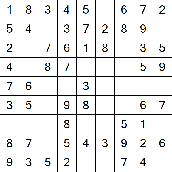 Sudoku - Easy