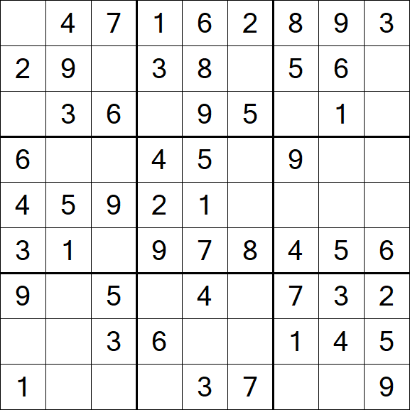 Sudoku - Easy