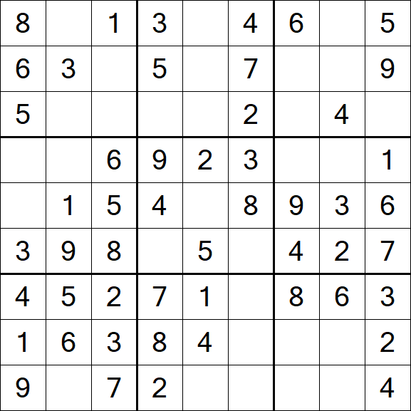 Sudoku - Fácil