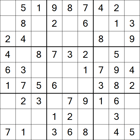 Sudoku - Easy