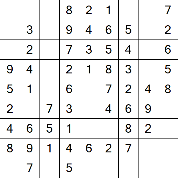 Sudoku - Easy