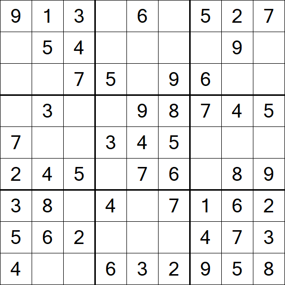 Sudoku - Easy